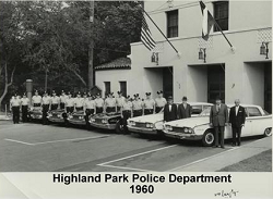 Highland Park Police 1960