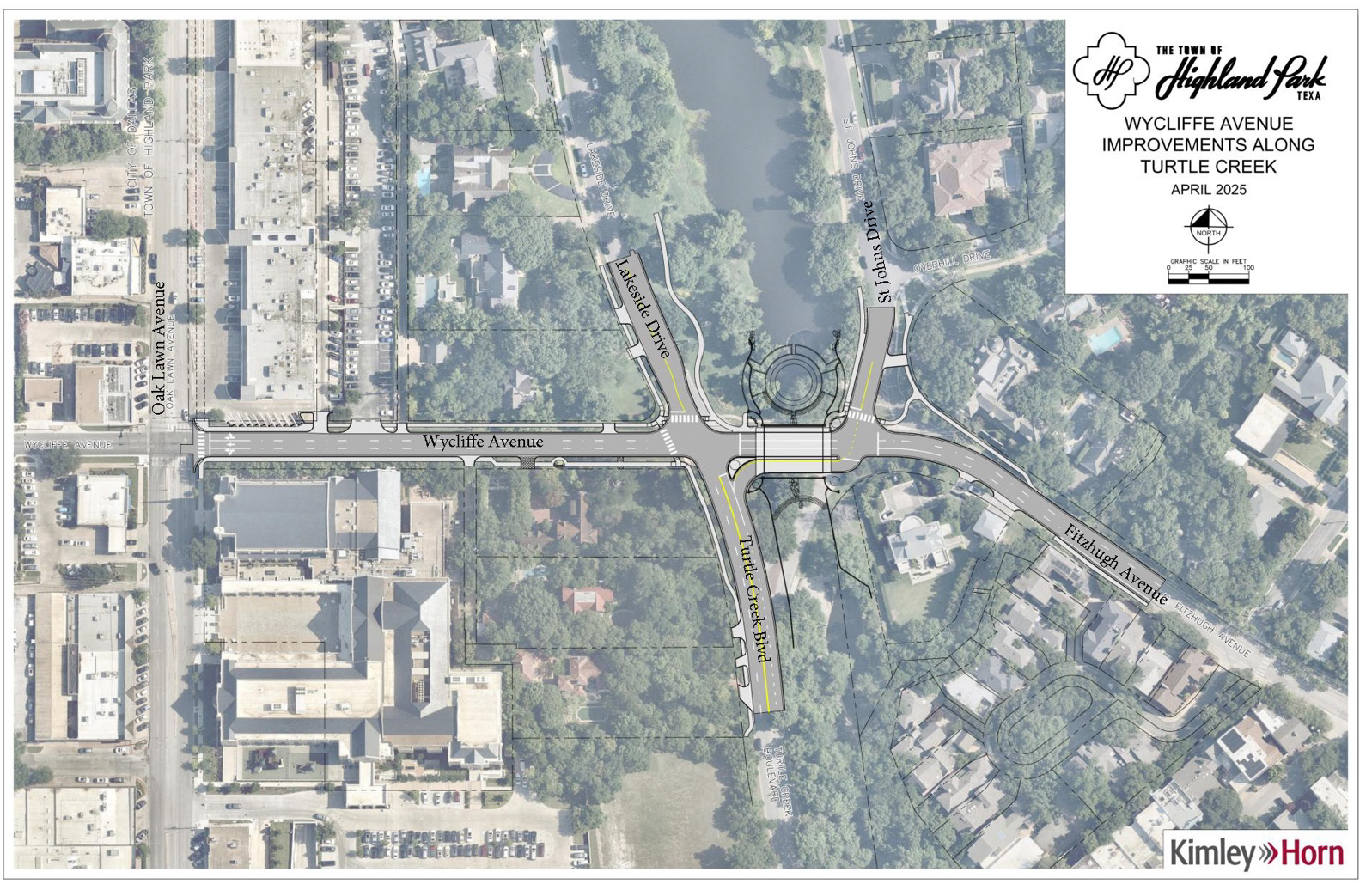 Wycliffe Ave Improvements Map (1)